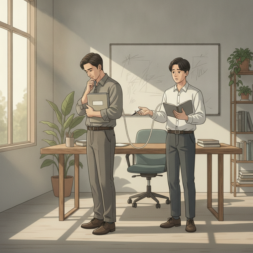 老闆授權主管帶人團隊教練的策略示意圖