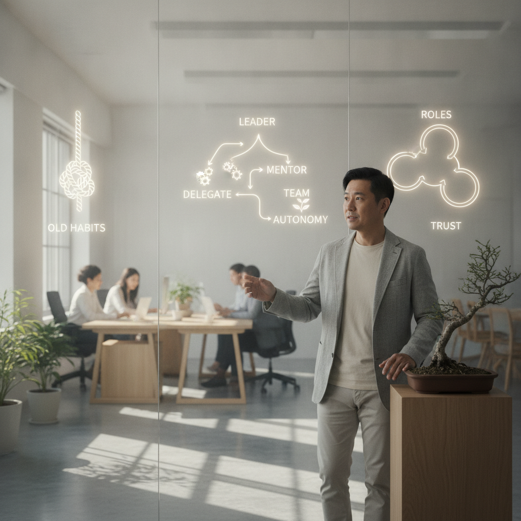 中小企業創辦人面對放權與控制之間的內心掙扎